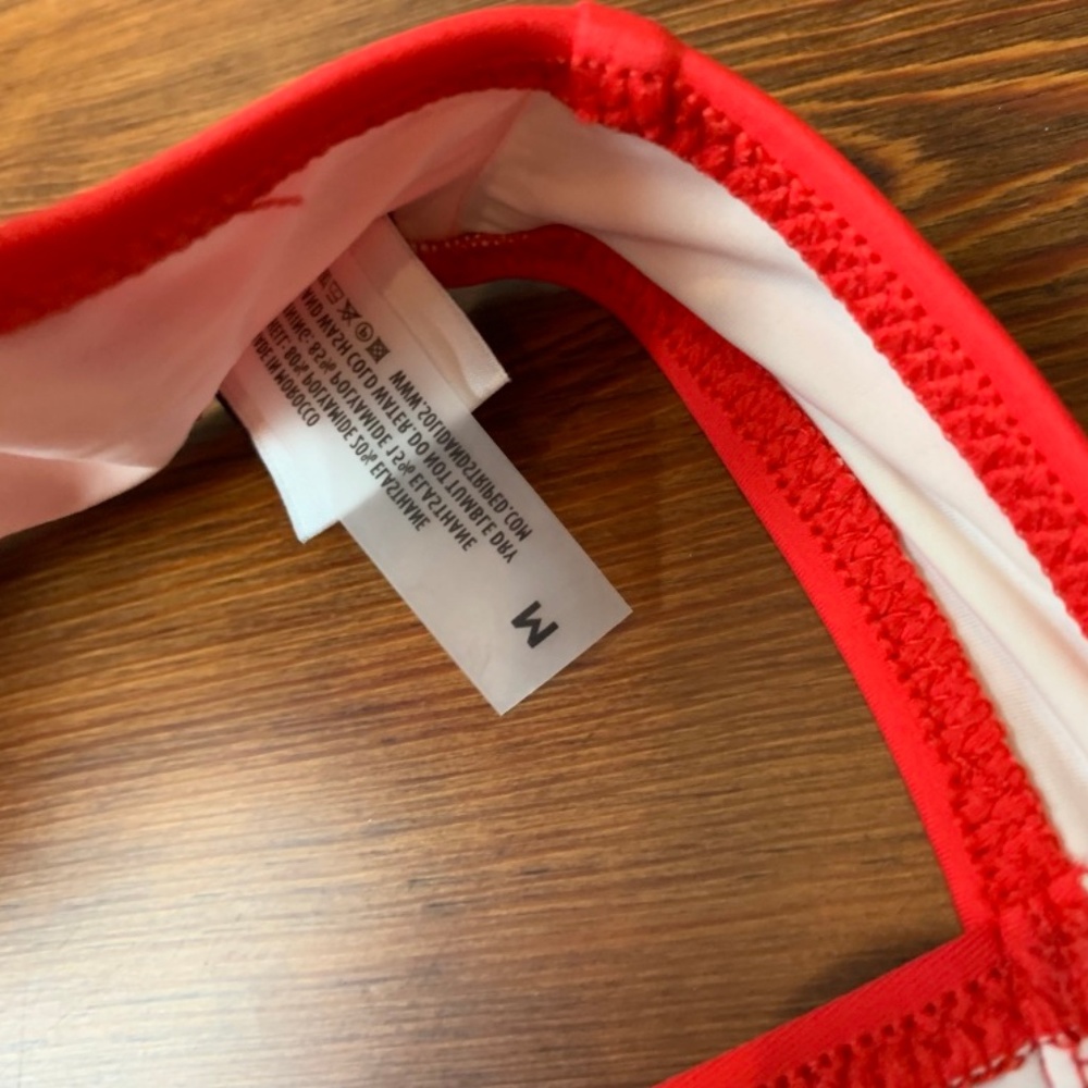 Solid And Striped Bikini Set (Never Worn) - image 5